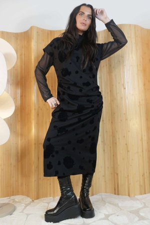 Oscar Petra Dress Black